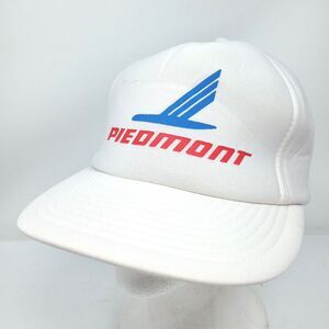Vintage Piedmont Airlines Snapback Baseball Hat Cap Jet Pilot Aircraft Airways